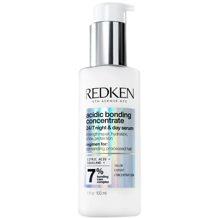 Redken - Acidic Bonding Concentrate 24/7 Night & Day Serum - Voor Beschadigd Haar - Bonding Verzorging - 100ml