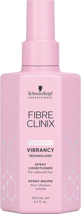 Schwarzkopf - Fibre Clinix - Tribond Vibrancy - Spray Conditioner - For Coloured Hair - 200ml