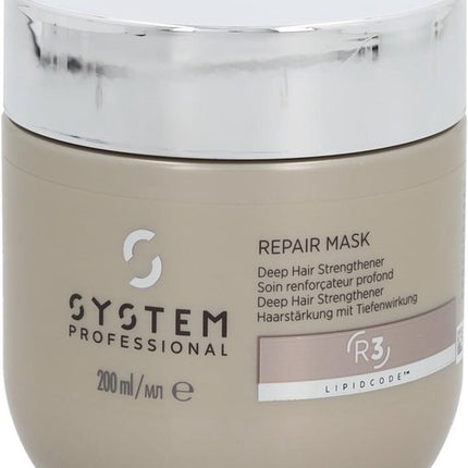 System Professional Repair Mask R3 200 ml - Haarmasker droog haar - Haarmasker beschadigd haar