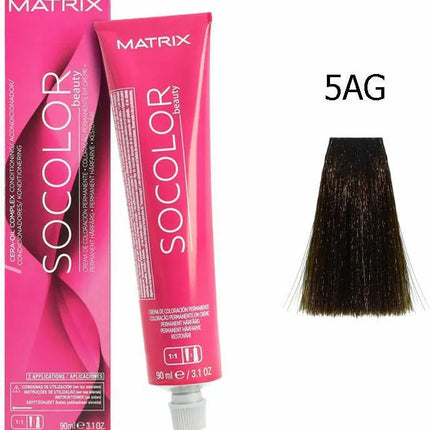 Matrix - SoColor.Beauty - 5AG Licht Bruin As Goud - 90ml