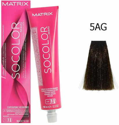 Matrix - SoColor.Beauty - 5AG Licht Bruin As Goud - 90ml