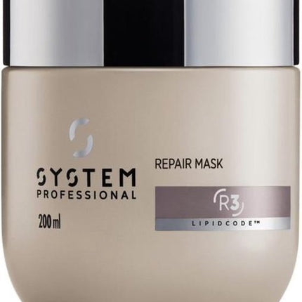 System Professional Repair Mask R3 200 ml - Haarmasker droog haar - Haarmasker beschadigd haar