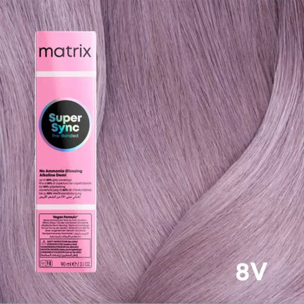 Matrix - Super Sync Pre-Bonded - 8V/8.2 Licht Blond Violet - 90ml