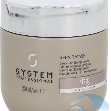 System Professional Repair Mask R3 200 ml - Haarmasker droog haar - Haarmasker beschadigd haar