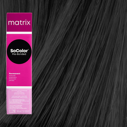 Matrix - SoColor Pre-Bonded - 2N/2.0 Zwart Natuur Bruin - 90ml