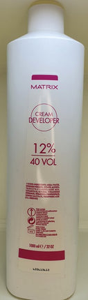 Matrix SOCOLOR Cream Developer 12% 40 VOL Haarkleurontwikkelaar 1000ml