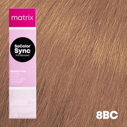 Matrix - SoColor Sync Pre-Bonded - 8BC Licht Blond Blond Koper - 90ml