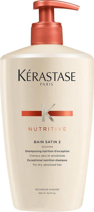 Kérastase Nutritive Bain Satin 2 Shampoo - 500 ml - Droog/Gevoelig Haar