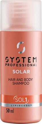 System Professional Solar Hair & Body Shampoo SOL1 50 ml - Normale shampoo vrouwen - Voor Alle haartypes