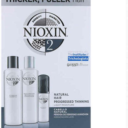 Nioxin Trial Kit Systeem 2 - Normale shampoo vrouwen - Voor Beschadigd haar/Droog haar/Gevoelige hoofdhuid - 2 x 150 ml, 1 x 40 ml - Normale shampoo vrouwen - Voor Beschadigd haar/Droog haar/Gevoelige hoofdhuid