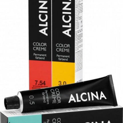 Alcina Coloration Coloration Color Creme Permanent Hair Dye 11.8 Silver Tone 60 ml