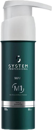 System Professional Man Triple Shampoo 1000ml