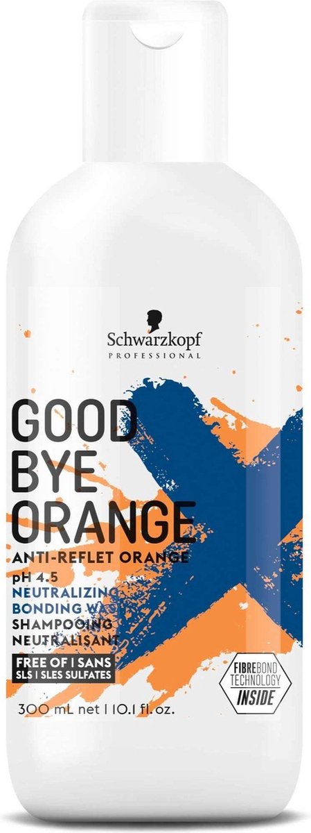 Schwarzkopf Goodbye Orange Shampoo 300ml - Normale shampoo vrouwen - Voor Alle haartypes