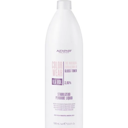 Alfaparf Milano Gloss Toner Colorwear 9.5 Vol 2.85% Stabilized Peroxide 1000ml