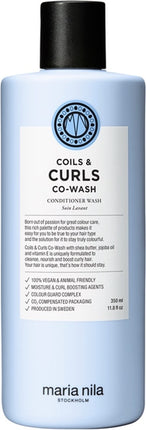 Maria Nila Coils & Curls Co-Wash 350ml - Normale shampoo vrouwen - Voor Alle haartypes