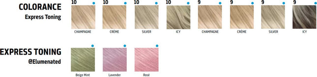 Goldwell Colorance Express Toning Elumenated haarkleuring Rose 120 ml