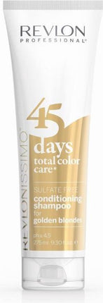 Revlon Professional 45 Days Shampoo Golden Blondes - vrouwen - Voor Gekleurd haar - 275 ml - vrouwen - Voor Gekleurd haar