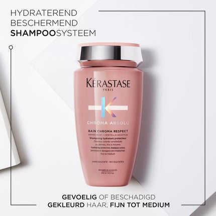 Kérastase Chroma Absolu Bain Riche Chroma Respect - Kleurbeschermende, verzorgende shampoo voor gekleurd haar - 250ML