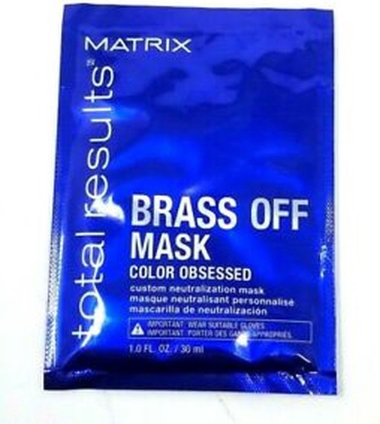 Matrix Masker Total Results Brass Off Custom Neutralization Mask 30ml