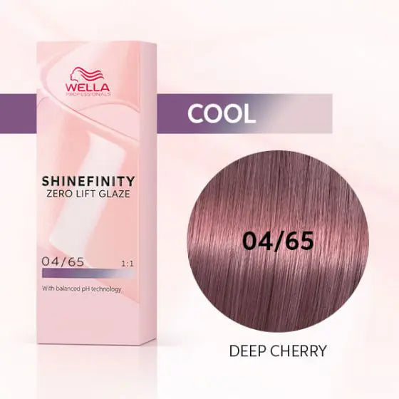 Wella Professionals - Shinefinity Zero Lift Glaze - 04/65 Deep Cherry - 60ml