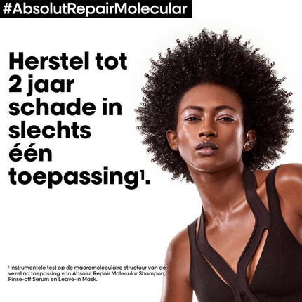 L'Oréal Professionnel Absolut Repair Molecular Shampoo – Professionele shampoo voor beschadigd haar – 300 ml