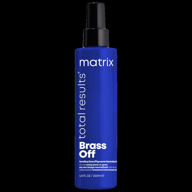 Matrix Brass Off All-In-One Toning Leave-In Spray – Neutraliseert warme ondertonen in ontkleurd haar – 200 ml