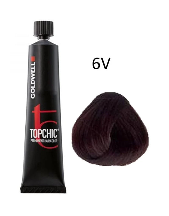Goldwell - Topchic Haircolor Tube 6V Beaujolais - 60ml