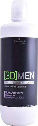 Schwarzkopf 3D Men Root Activator Shampoo - 1000ml