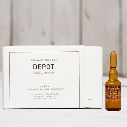 Depot 205 invigorating hair treatment 10x5ml