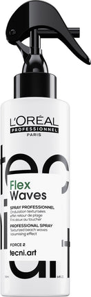 L'Oréal Professionnel Tecni.ART Flex Waves Spray - Voor een warrige beach look - Texturiserende zoutspray met zeezout - 150 ml
