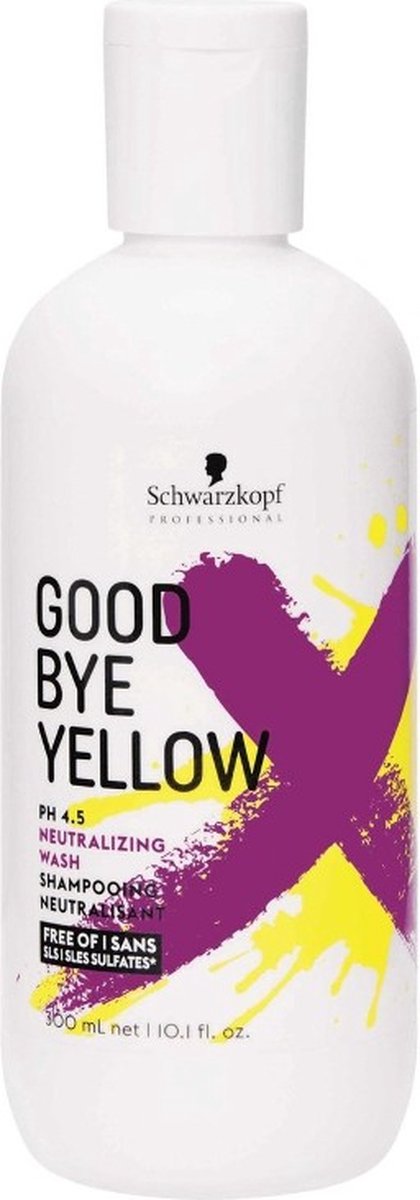 Schwarzkopf Goodbye Yellow Anti-yellowing Treatment 300ml Kleurneutraliserende shampoo