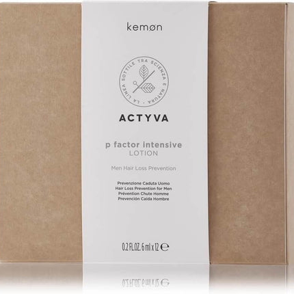 Kemon Actyva Hair Loss Prevention Lotion Men - Intensieve behandeling tegen haaruitval 12 x 6ml