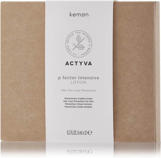 Kemon Actyva Hair Loss Prevention Lotion Men - Intensieve behandeling tegen haaruitval 12 x 6ml