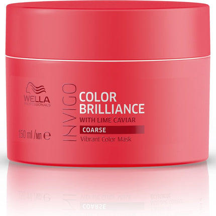 Wella Brilliance Haarmasker weerbarstig haar -150 ml - Haarmasker droog haar - Haarmasker beschadigd haar