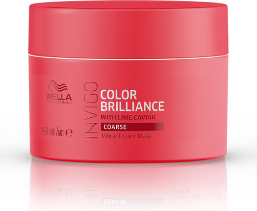 Wella Brilliance Haarmasker weerbarstig haar -150 ml - Haarmasker droog haar - Haarmasker beschadigd haar