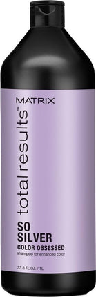 Matrix - Total Results So Silver Color Obsessed Shampoo to Neutralize Yellow Shampoo for neutralize yellow tones - 1000ml