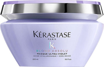 Kérastase Blond Absolu Masque Ultra-Violet - Zilver haarmasker voor blond haar - 200ml