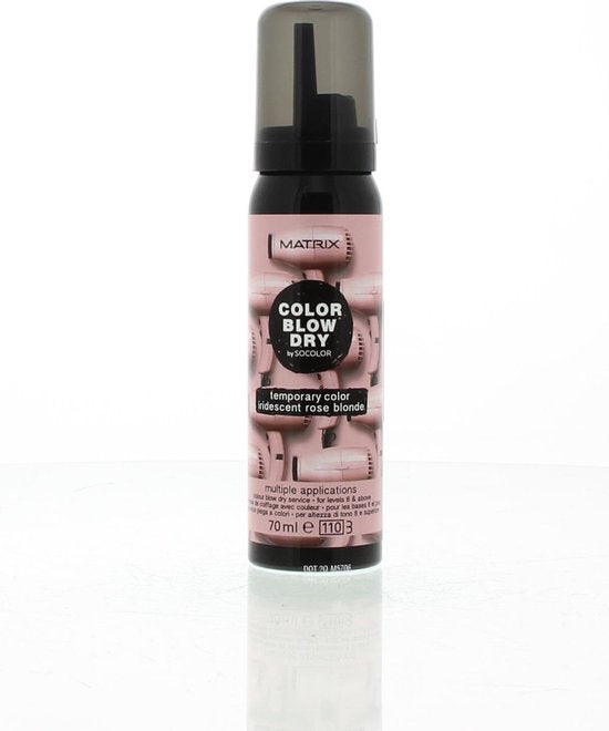 Matrix Haarverf Color Blow Dry Temporary Color Indescent Rose Blonde
