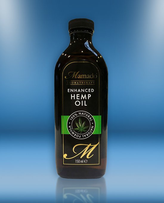 Hennepolie - Enhanced Hemp Oil - Aromatherapie - Huidolie - 150 Mamado