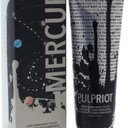 Pulp Riot Semi-Permanent Color Mercury - Zilver - 4 oz Haarkleur