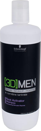 Schwarzkopf 3D Men Root Activator Shampoo - 1000ml