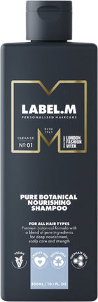 Label.M Pure Botanical Natural Nourishing Shampoo - 300 ml- Normale shampoo - Voor Alle haartypes -