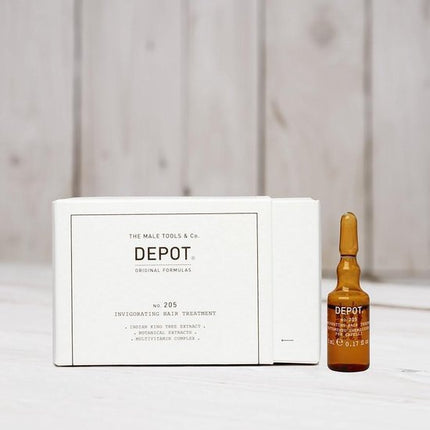 Depot 205 invigorating hair treatment 10x5ml