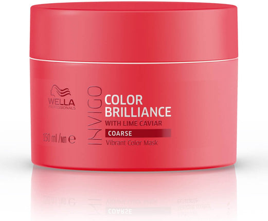 Wella Professionals - INVIGO BRILLIANCE - Brilliance Mask Coarse - Haarmasker voor gekleurd haar - 150ML.