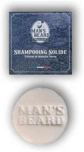 Man's Beard - Shampoo Bar - Vetiver & Groene Munt - 100g