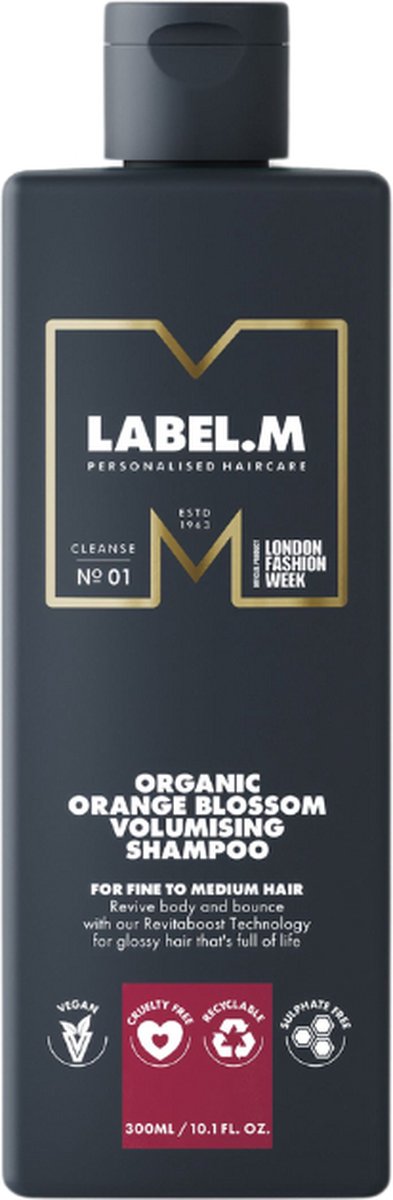 Label.M Orange Blossom Organic Volumising Shampoo