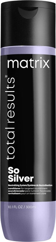 Matrix Total Results So Silver Conditioner – Herstelt en verzorgt blond, wit en grijs haar – 300 ml