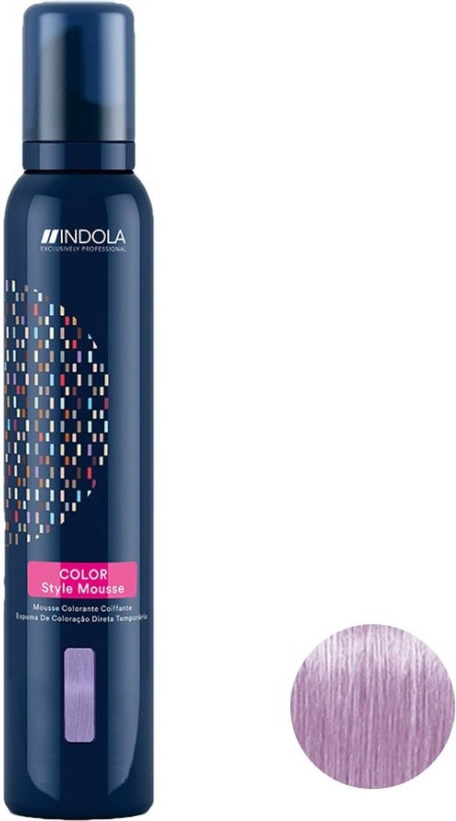 Indola - Color Style Mousse - Powdery Lilac - 200ml