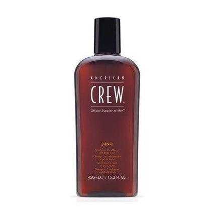 American Crew 3-in-1 Shampoo, Conditioner en Body Wash - 450ml