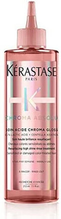 Kérastase Chroma Absolu Soin Acide Chroma Gloss - Oppervlakte-vernieuwende uitspoelbare glansbehandeling voor gekleurd haar - 210ML